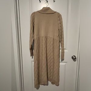 Long tan cardigan